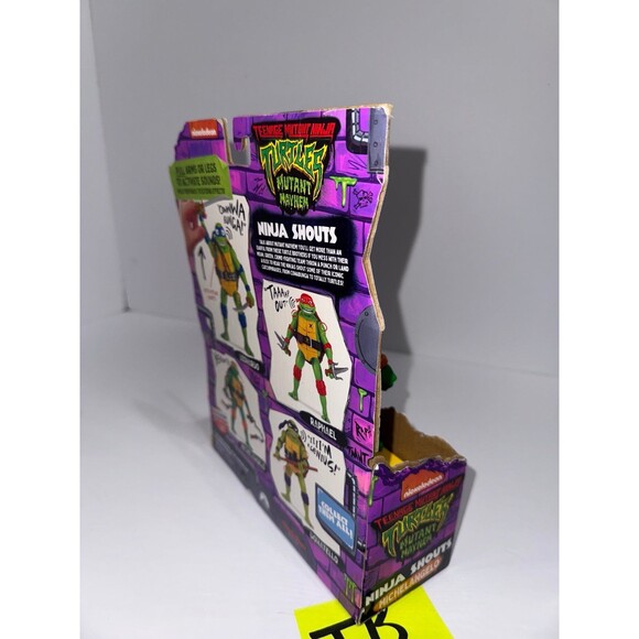 Teenage Mutant Ninja Turtles Mutant Mayhem Michelangelo Shouts Figure Action New - Picture 4 of 9